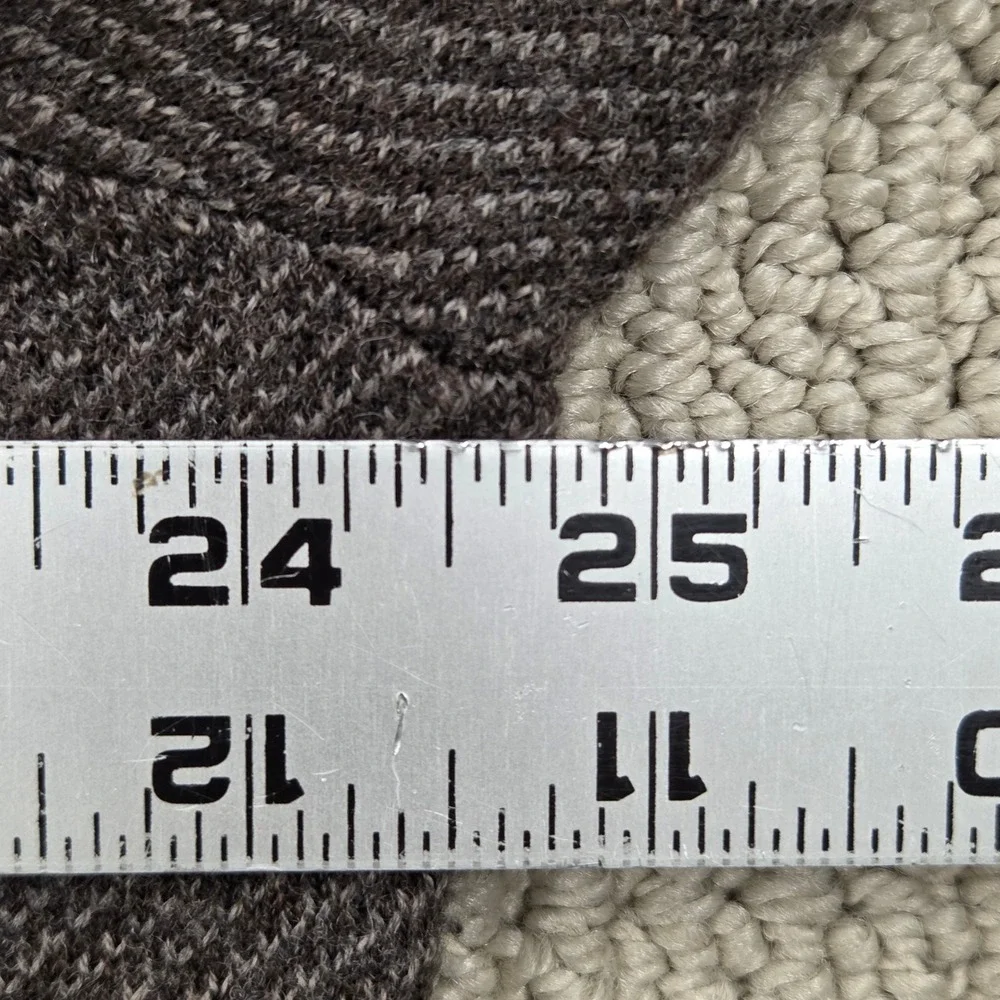 Peter Millar Crown Crescent Birdseye‎ Full-Zip Sweater Brown Mens Large *READ